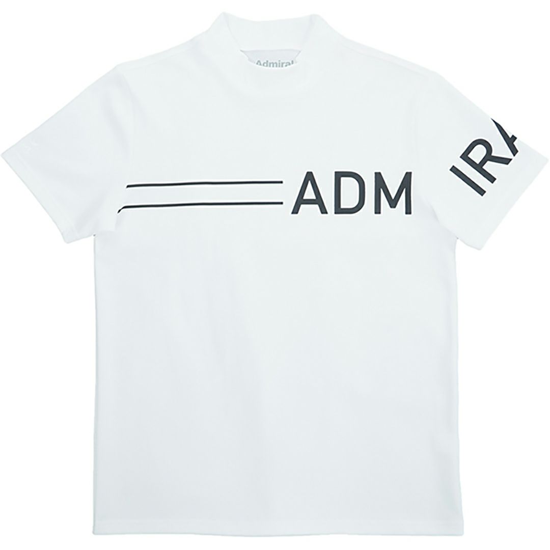 アドミラル ゴルフ Admiral GOLF メンズ メンズ カラタッチ ビッグロゴモックネックシャツ ADMA518 詳細22