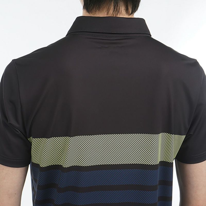 アドミラル ゴルフ Admiral GOLF メンズ メンズ グラデーションボーダー プリントシャツ ADMA519 詳細12