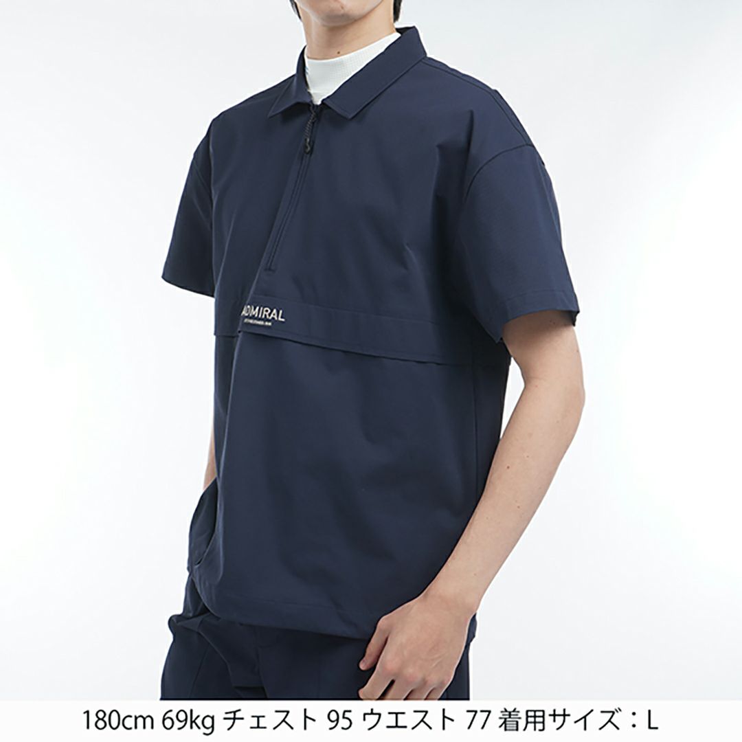 アドミラル ゴルフ Admiral GOLF メンズ メンズ ウィンドシャツ ADMA523 詳細8