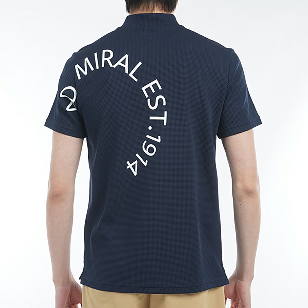 アドミラル ゴルフ Admiral GOLF メンズ メンズ 接触冷感 サークルロゴ モックネックシャツ ADMA525 詳細8