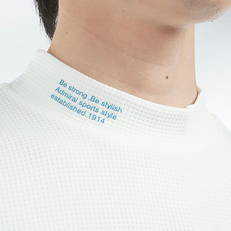 アドミラル ゴルフ Admiral GOLF メンズ メンズ 接触冷感 サークルロゴ モックネックシャツ ADMA525 詳細17