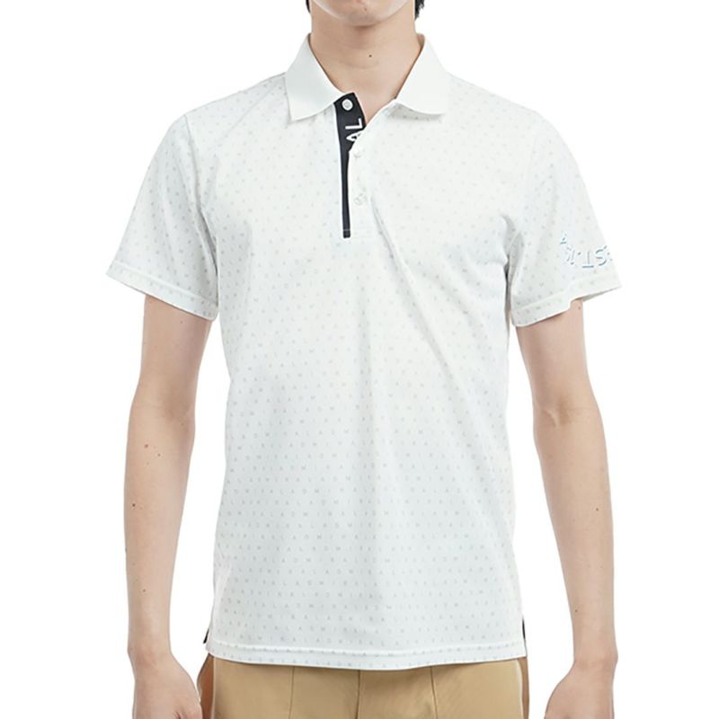 アドミラル ゴルフ Admiral GOLF メンズ メンズ モノグラムプリント スパッシーポロシャツ ADMA526 詳細2