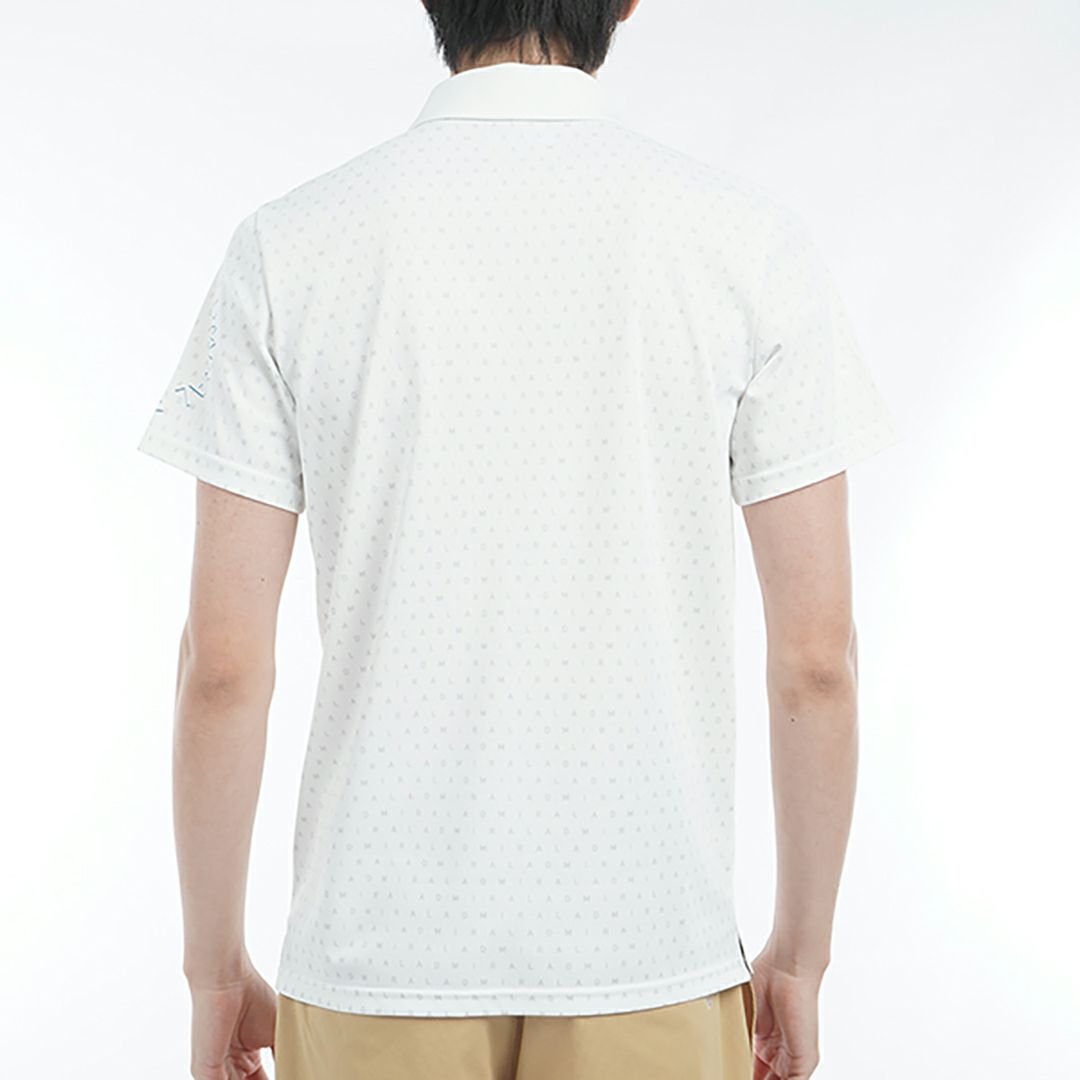 アドミラル ゴルフ Admiral GOLF メンズ メンズ モノグラムプリント スパッシーポロシャツ ADMA526 詳細7