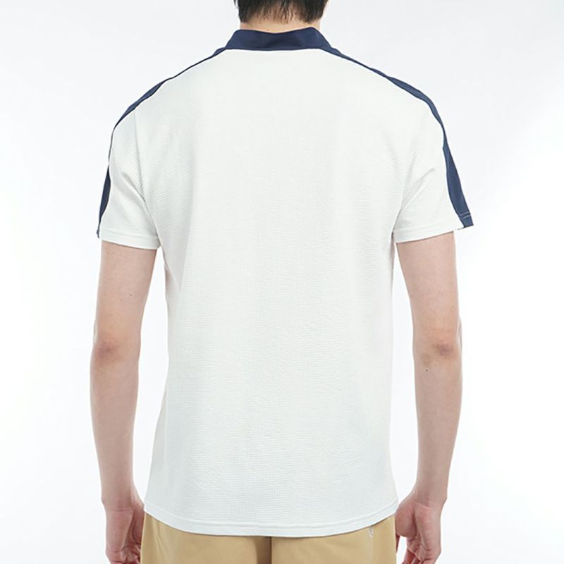 アドミラル ゴルフ Admiral GOLF メンズ メンズ 接触冷感 ジオメタリックロゴ モックネックシャツ ADMA527 詳細8