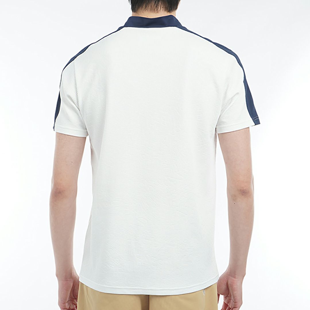 アドミラル ゴルフ Admiral GOLF メンズ メンズ 接触冷感 ジオメタリックロゴ モックネックシャツ ADMA527 詳細8