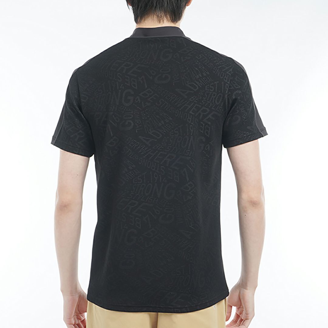 アドミラル ゴルフ Admiral GOLF メンズ メンズ 接触冷感 ジオメタリックロゴ モックネックシャツ ADMA527 詳細10