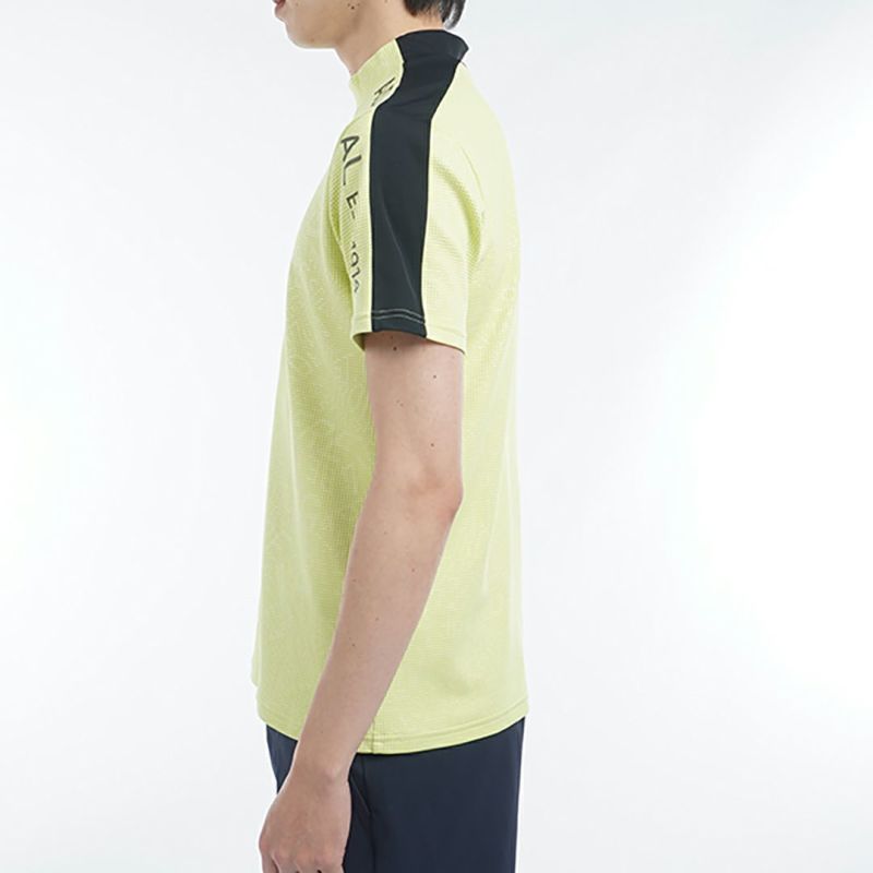 アドミラル ゴルフ Admiral GOLF メンズ メンズ 接触冷感 ジオメタリックロゴ モックネックシャツ ADMA527 詳細13