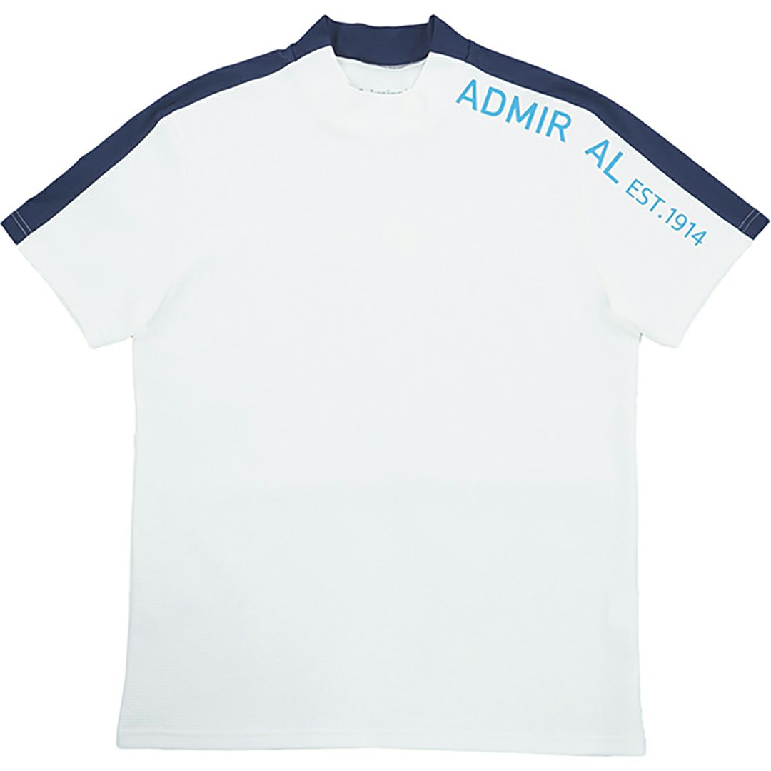 アドミラル ゴルフ Admiral GOLF メンズ メンズ 接触冷感 ジオメタリックロゴ モックネックシャツ ADMA527 詳細18