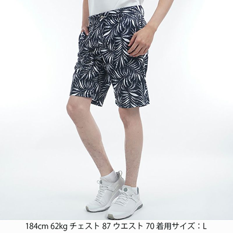 アドミラル ゴルフ Admiral GOLF メンズ メンズ リゾートプリント ショートパンツ ADMA530 詳細9