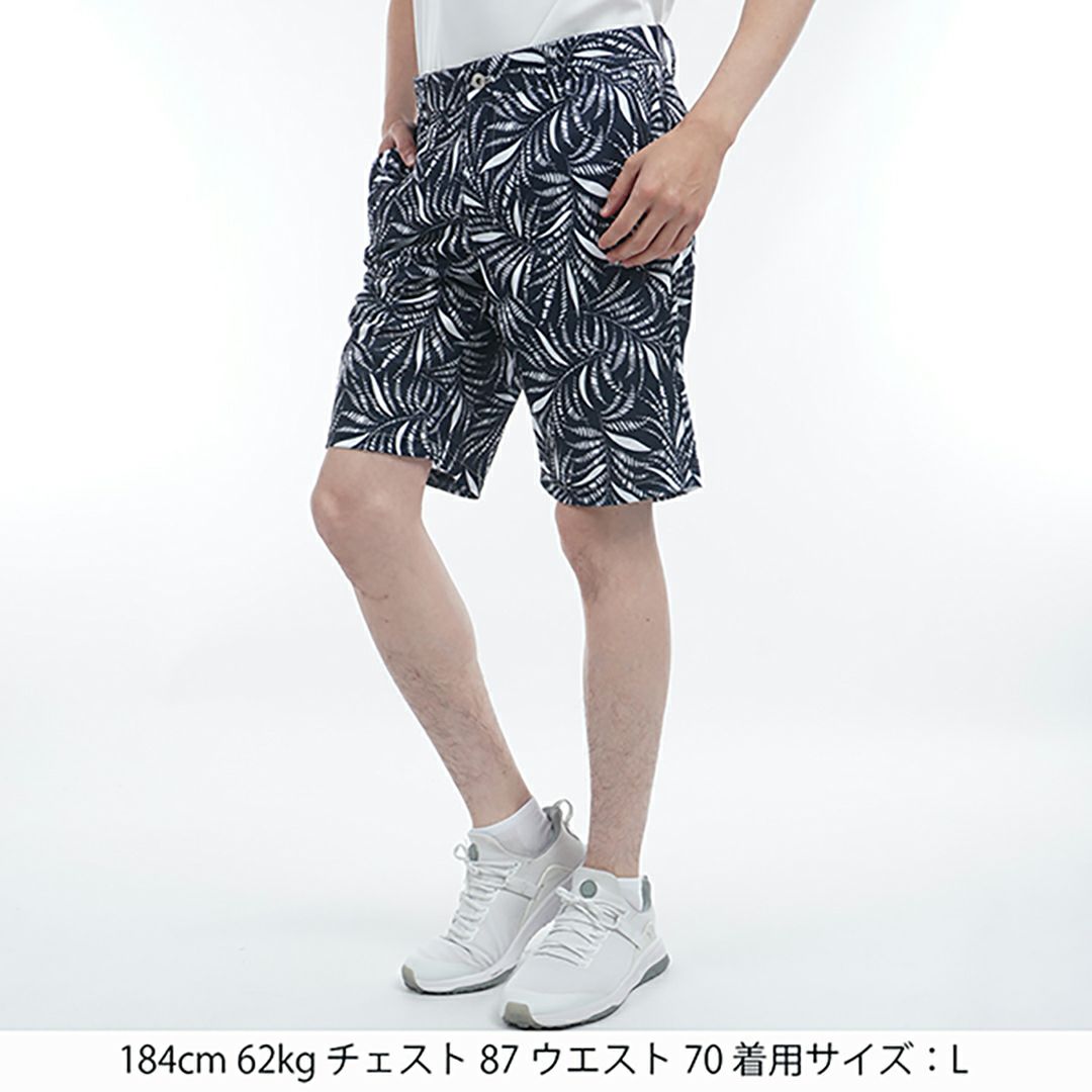 アドミラル ゴルフ Admiral GOLF メンズ メンズ リゾートプリント ショートパンツ ADMA530 詳細9