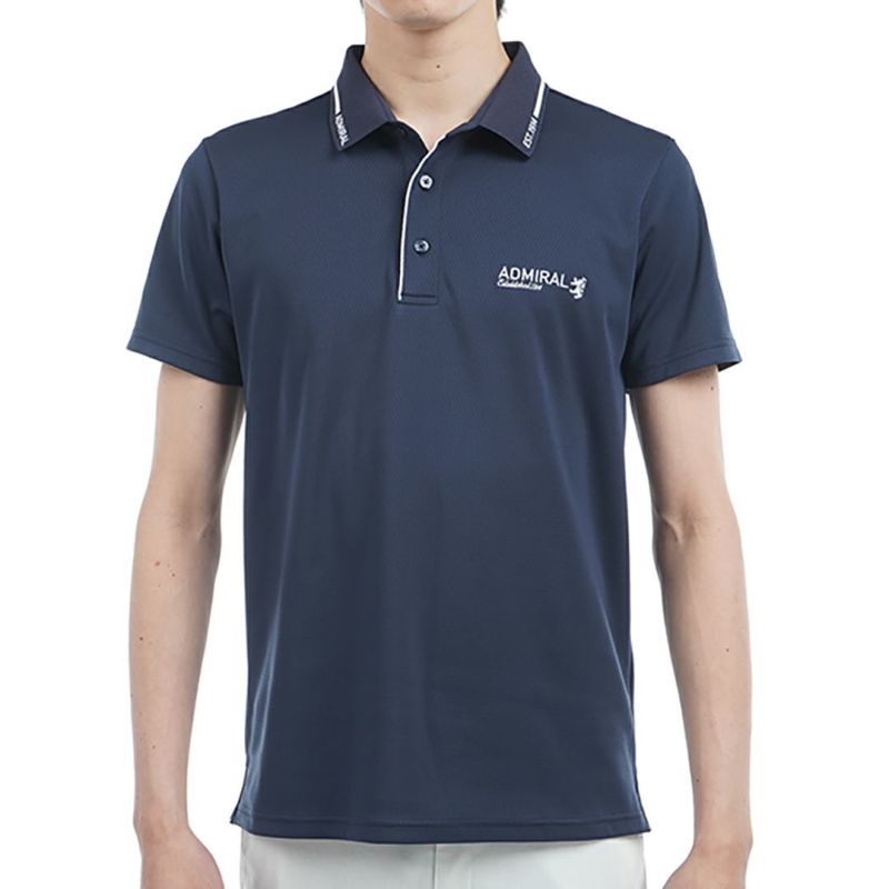 アドミラル ゴルフ Admiral GOLF メンズ メンズ カラタッチ 台襟付きポロシャツ ADMA533 詳細4