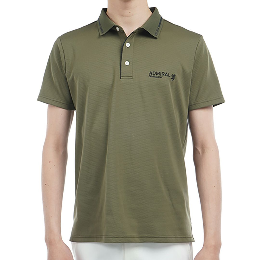 アドミラル ゴルフ Admiral GOLF メンズ メンズ カラタッチ 台襟付きポロシャツ ADMA533 詳細6