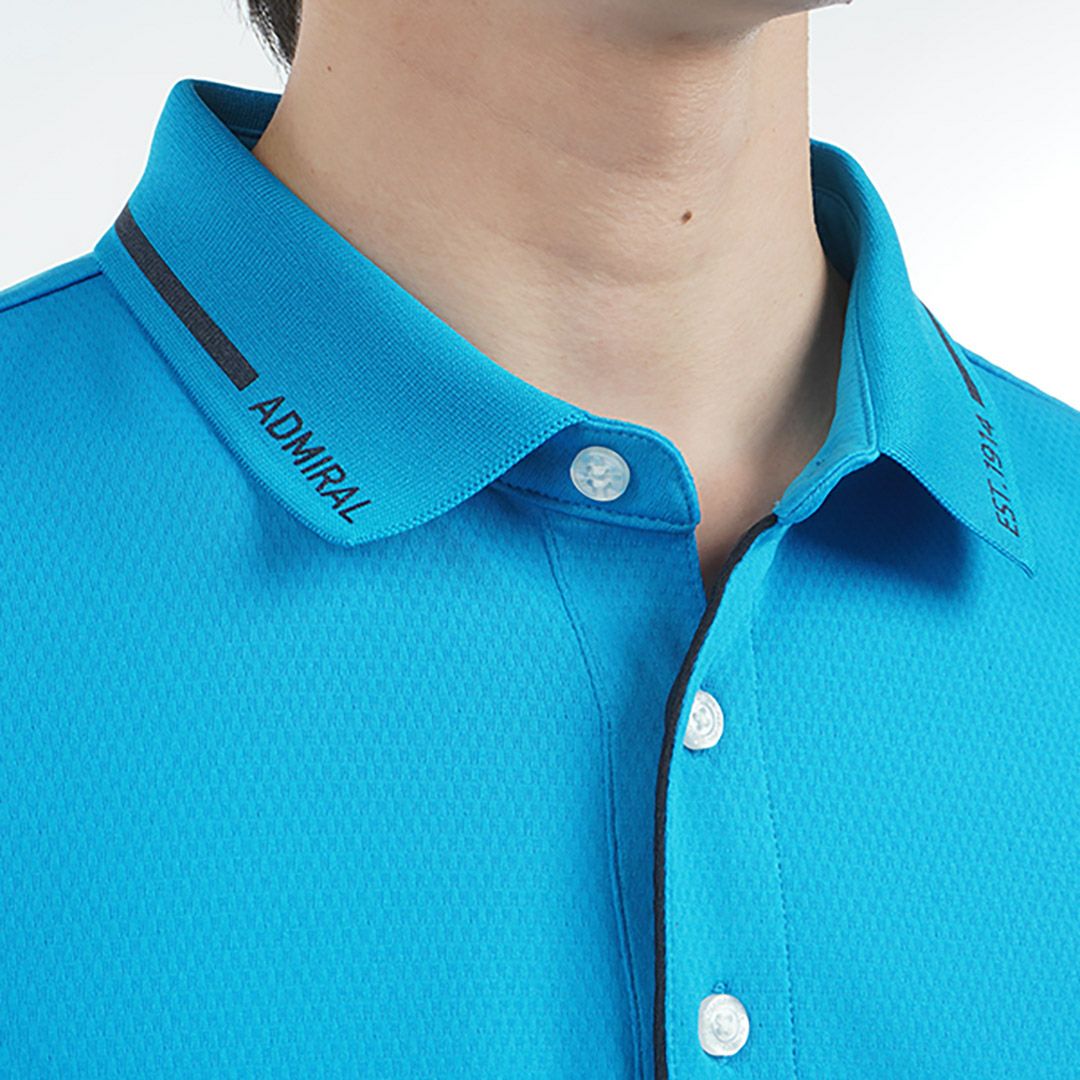 アドミラル ゴルフ Admiral GOLF メンズ メンズ カラタッチ 台襟付きポロシャツ ADMA533 詳細26