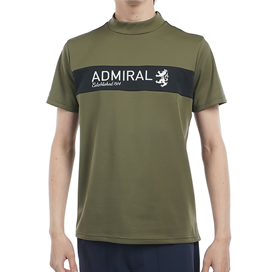 アドミラル ゴルフ Admiral GOLF メンズ メンズ カラタッチ モックネックシャツ ADMA534 詳細1