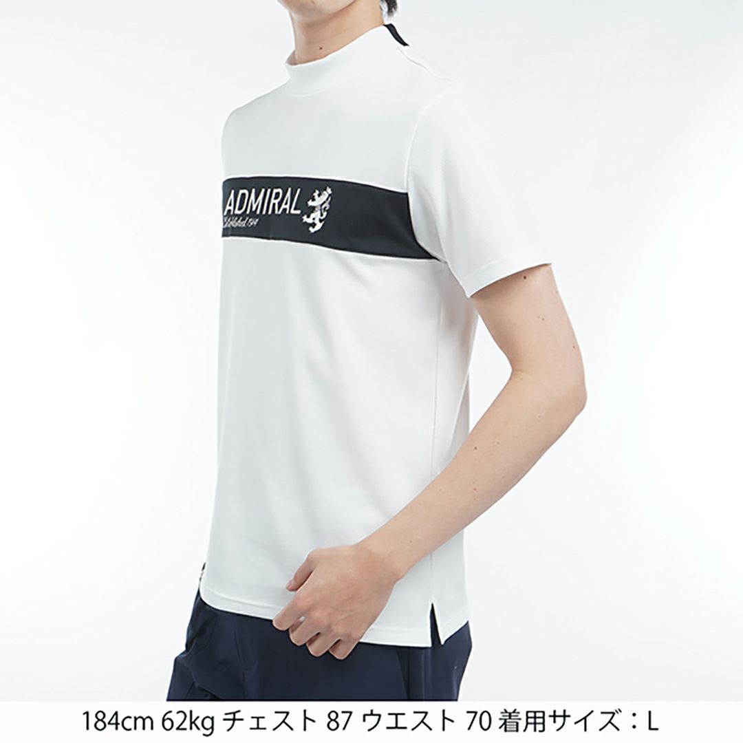 アドミラル ゴルフ Admiral GOLF メンズ メンズ カラタッチ モックネックシャツ ADMA534 詳細10