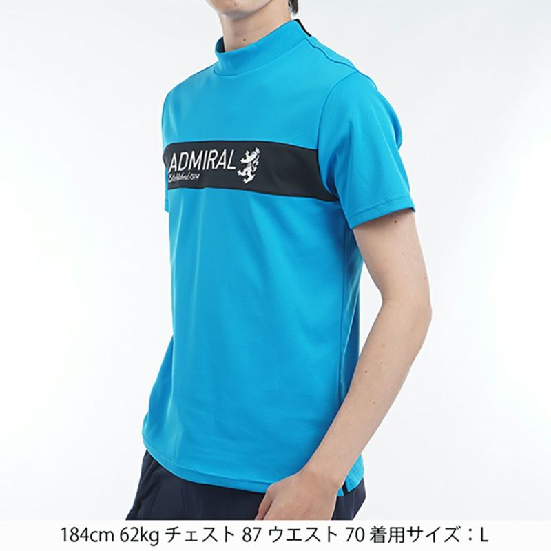 アドミラル ゴルフ Admiral GOLF メンズ メンズ カラタッチ モックネックシャツ ADMA534 詳細16