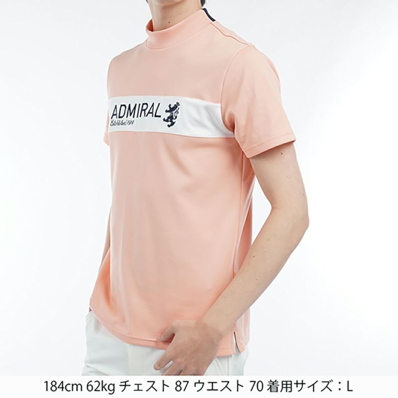 アドミラル ゴルフ Admiral GOLF メンズ メンズ カラタッチ モックネックシャツ ADMA534 詳細18
