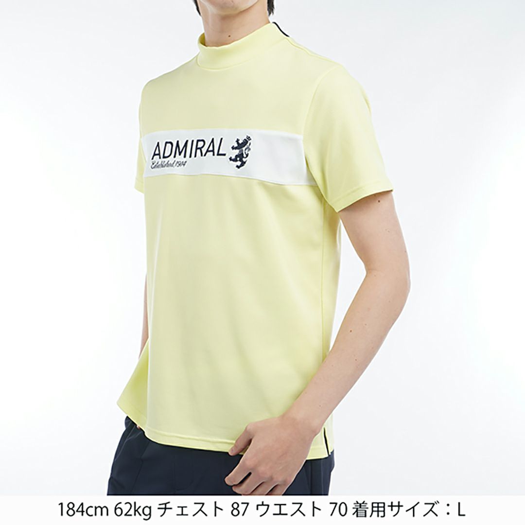 アドミラル ゴルフ Admiral GOLF メンズ メンズ カラタッチ モックネックシャツ ADMA534 詳細20