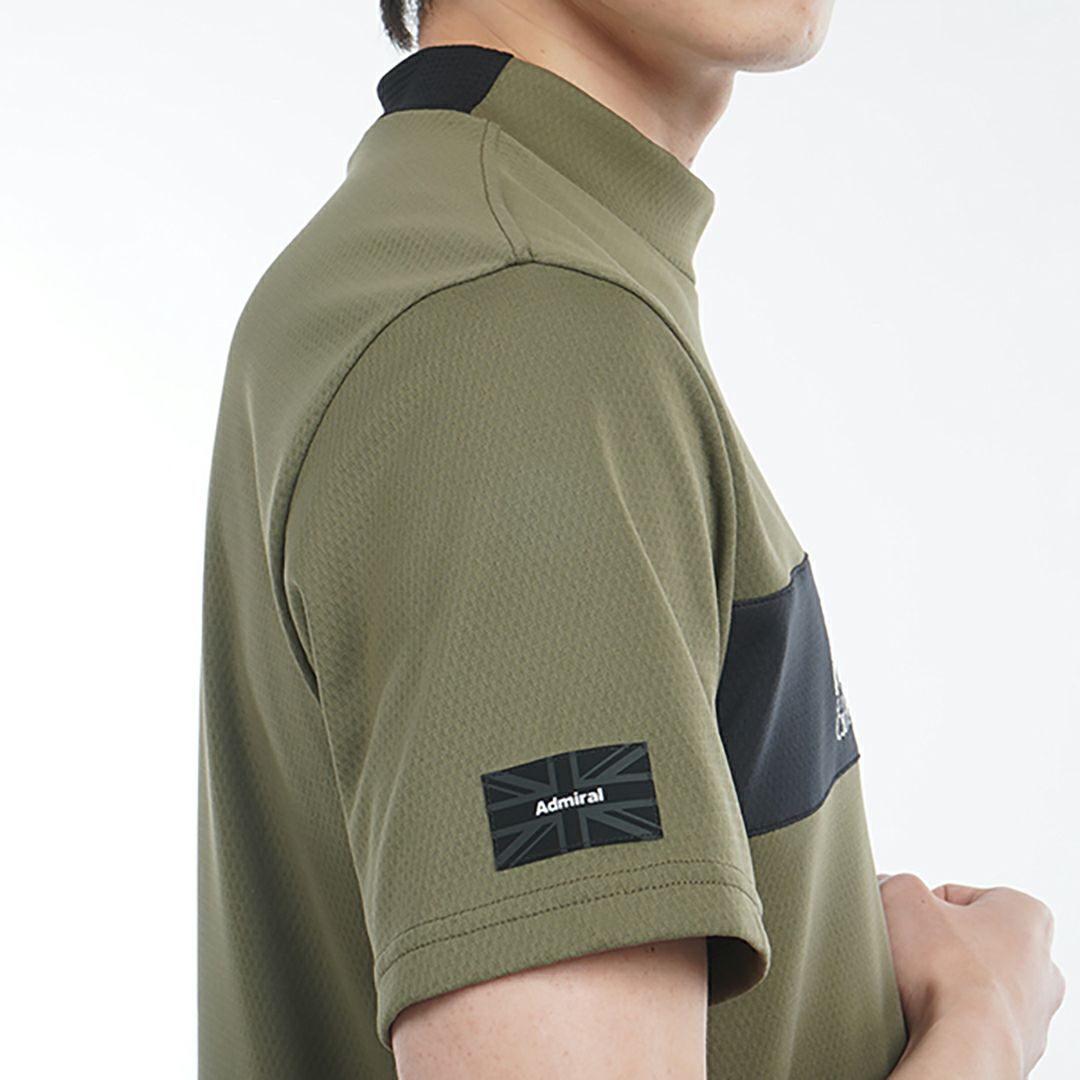 アドミラル ゴルフ Admiral GOLF メンズ メンズ カラタッチ モックネックシャツ ADMA534 詳細25