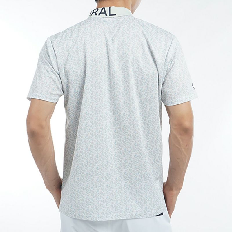 アドミラル ゴルフ Admiral GOLF メンズ メンズ 花柄プリント ポロシャツ ADMA535 詳細5