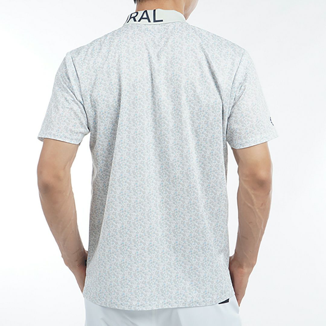 アドミラル ゴルフ Admiral GOLF メンズ メンズ 花柄プリント ポロシャツ ADMA535 詳細5