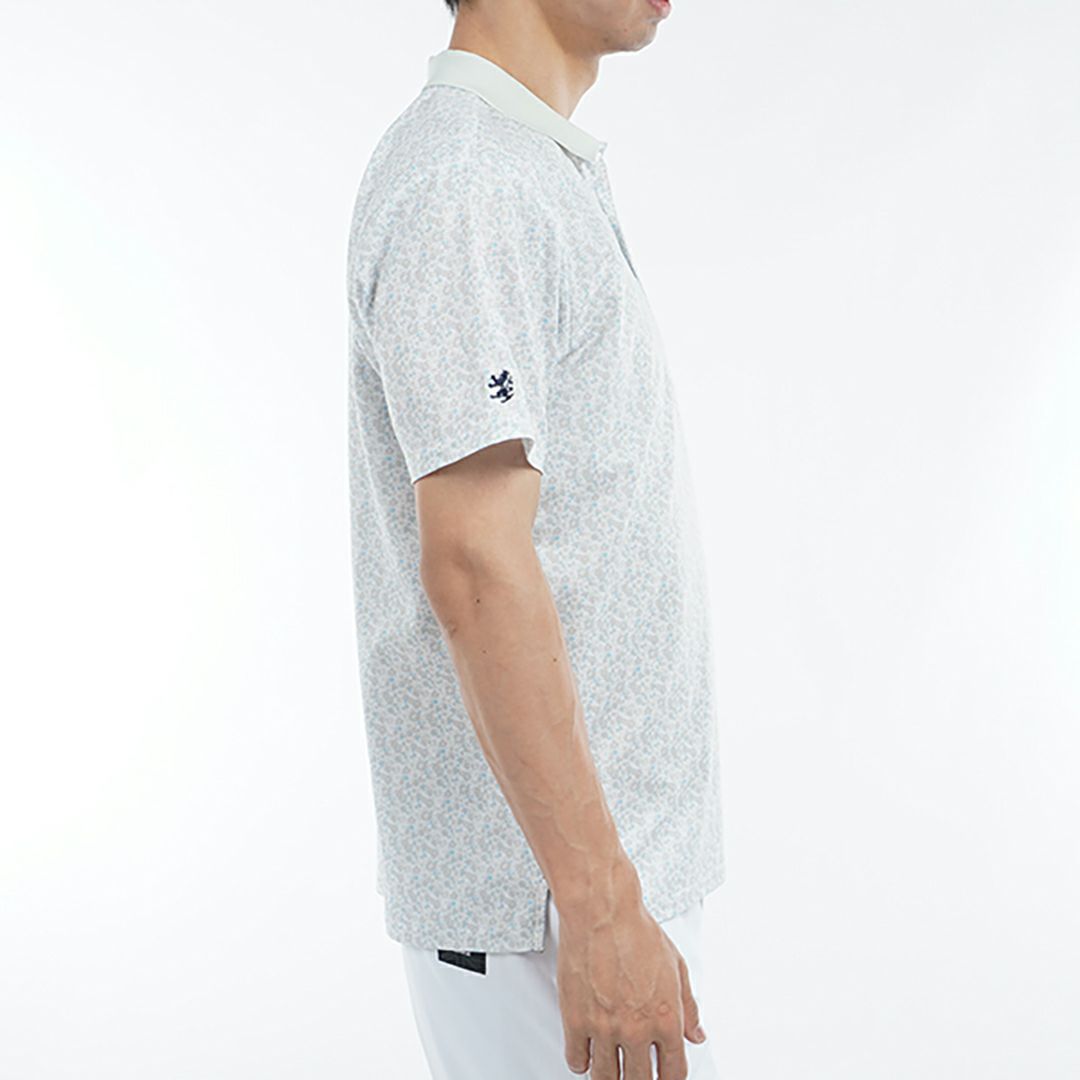 アドミラル ゴルフ Admiral GOLF メンズ メンズ 花柄プリント ポロシャツ ADMA535 詳細11