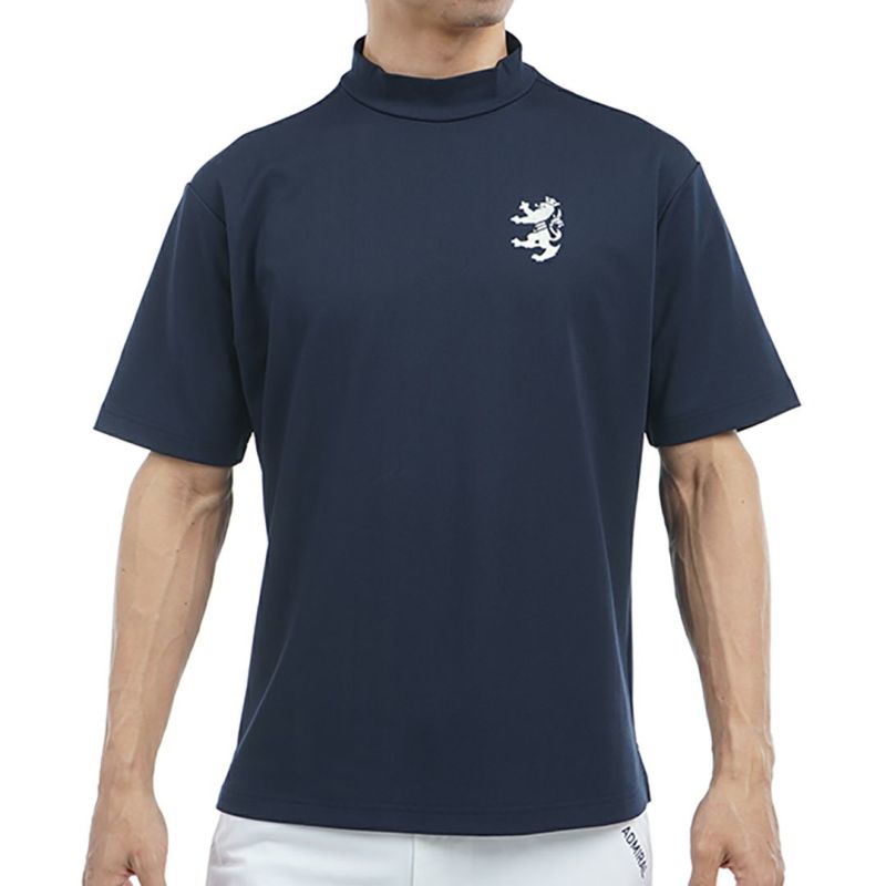 アドミラル ゴルフ Admiral GOLF メンズ メンズ ビッグ鹿の子 アクティブモックネックシャツ ADMA536 詳細1