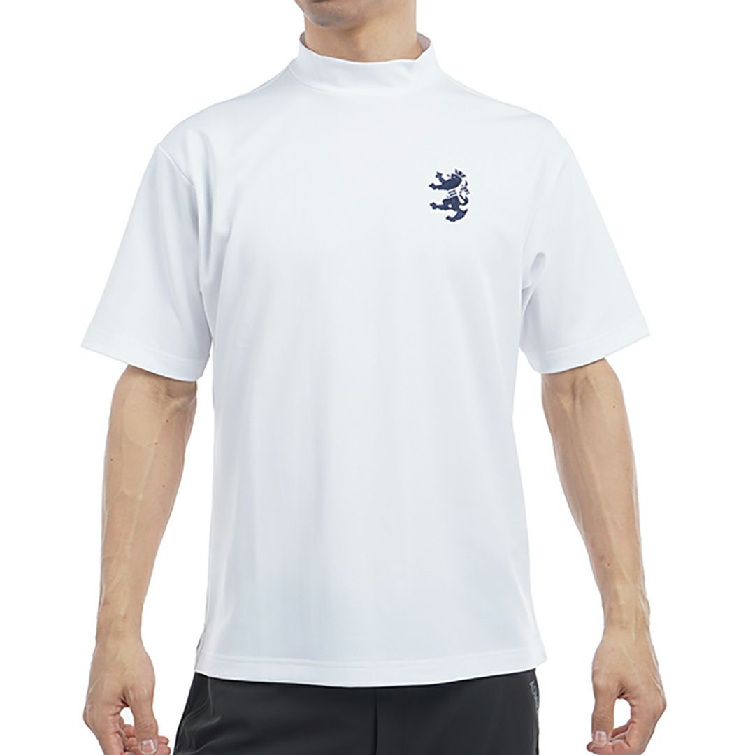 アドミラル ゴルフ Admiral GOLF メンズ メンズ ビッグ鹿の子 アクティブモックネックシャツ ADMA536 詳細2