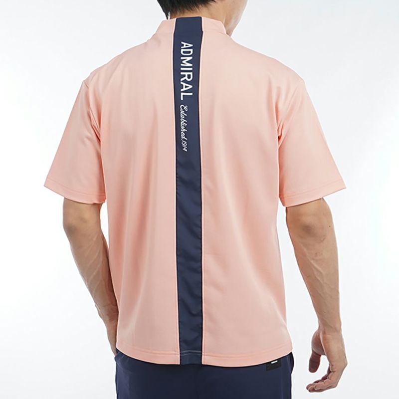 アドミラル ゴルフ Admiral GOLF メンズ メンズ ビッグ鹿の子 アクティブモックネックシャツ ADMA536 詳細10