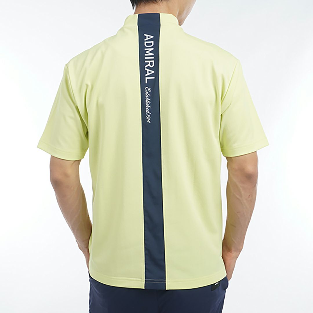 アドミラル ゴルフ Admiral GOLF メンズ メンズ ビッグ鹿の子 アクティブモックネックシャツ ADMA536 詳細12