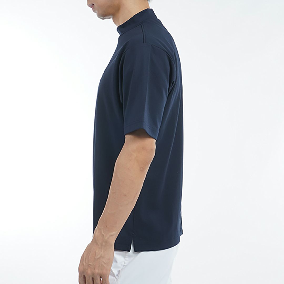 アドミラル ゴルフ Admiral GOLF メンズ メンズ ビッグ鹿の子 アクティブモックネックシャツ ADMA536 詳細13