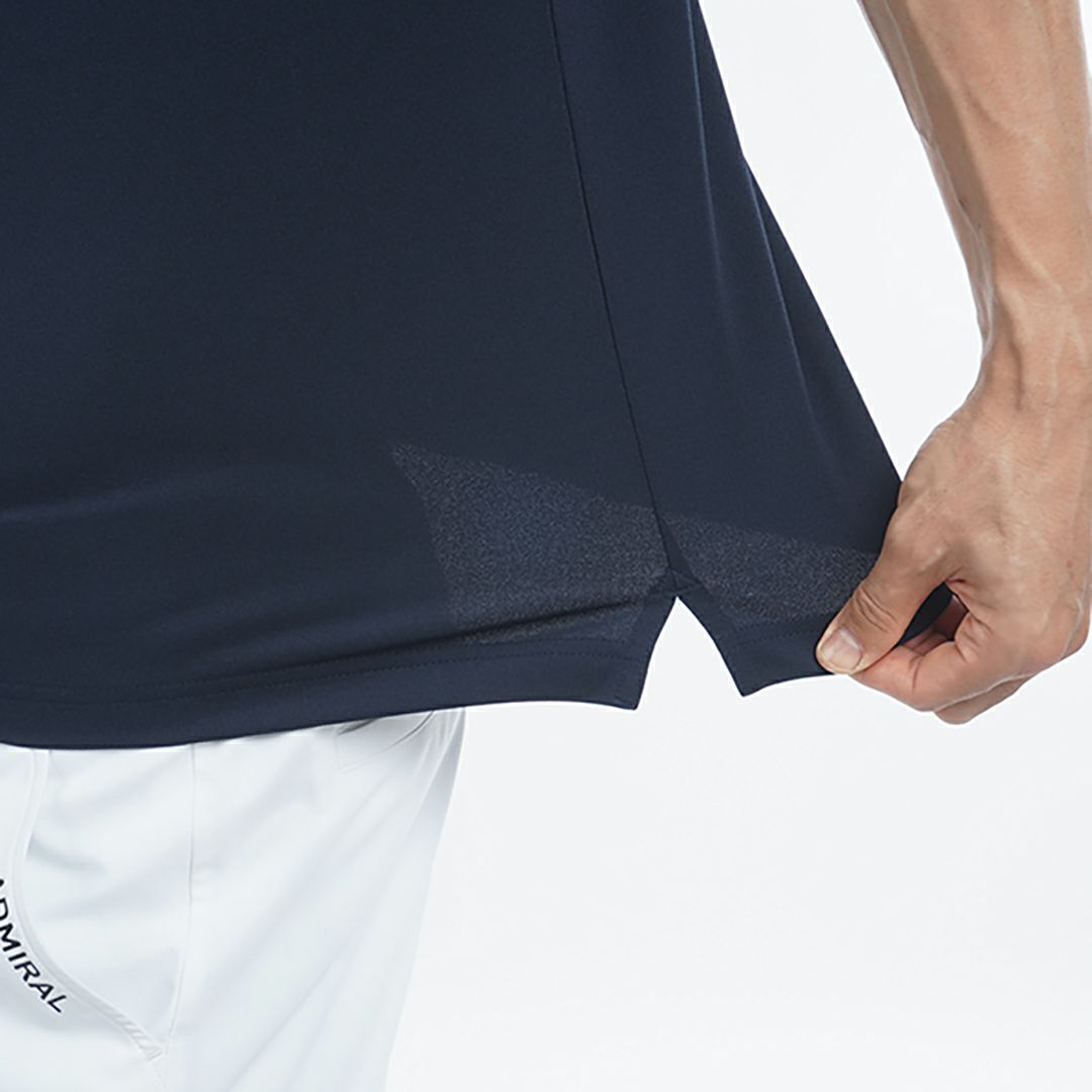 アドミラル ゴルフ Admiral GOLF メンズ メンズ ビッグ鹿の子 アクティブモックネックシャツ ADMA536 詳細15