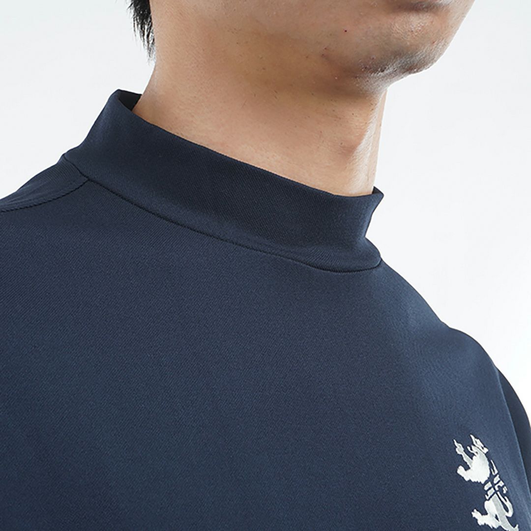 アドミラル ゴルフ Admiral GOLF メンズ メンズ ビッグ鹿の子 アクティブモックネックシャツ ADMA536 詳細17