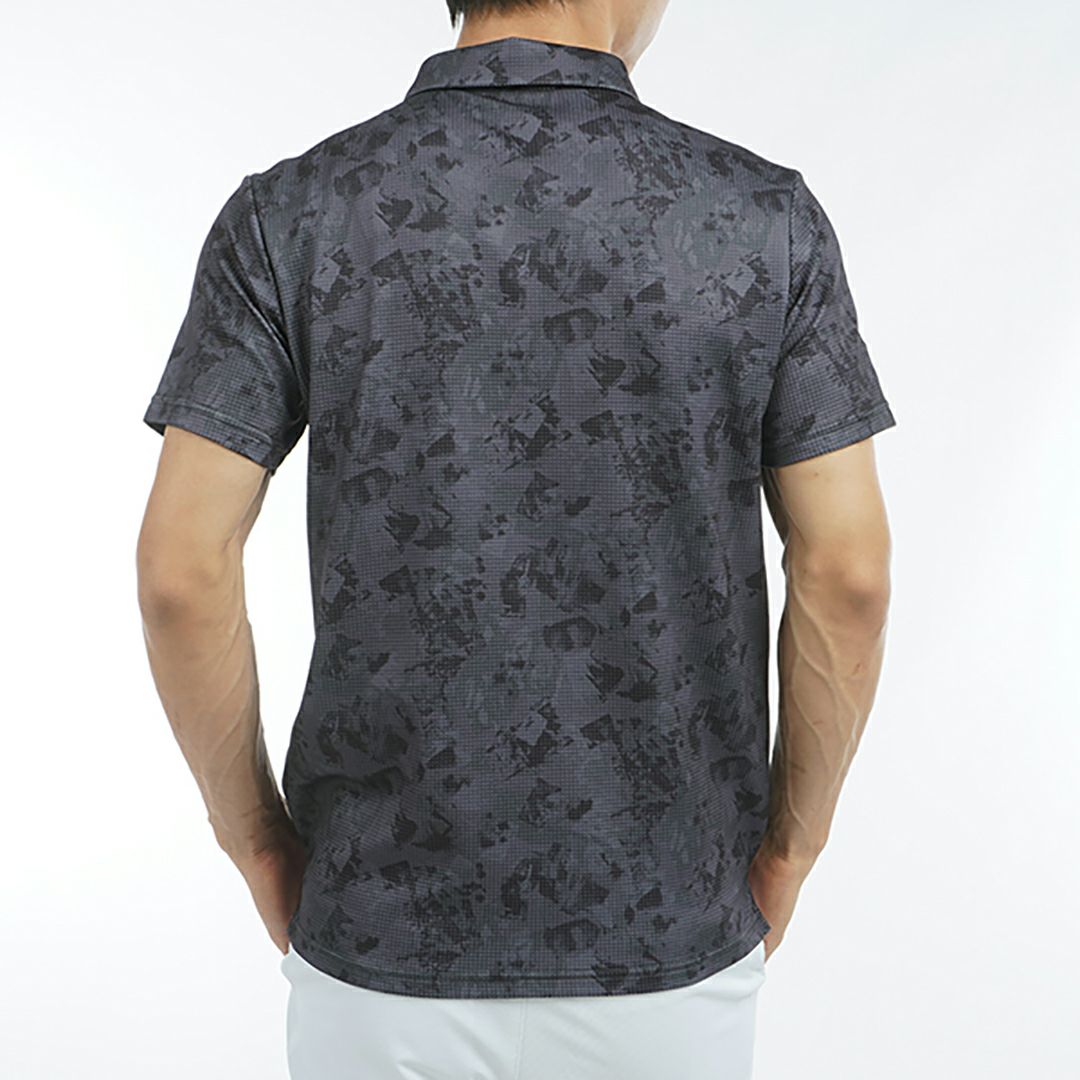 アドミラル ゴルフ Admiral GOLF メンズ メンズ ローラー カモフラージュプリントシャツ ADMA538 詳細6