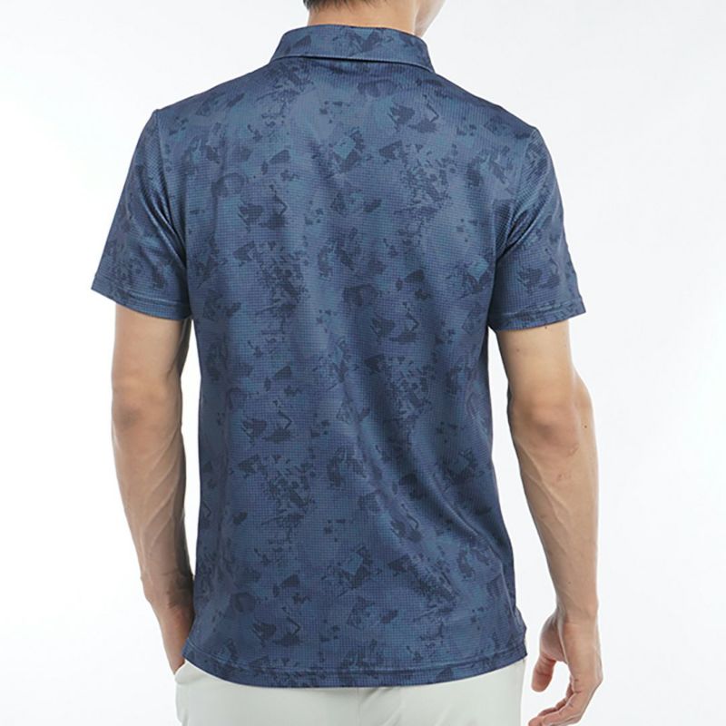 アドミラル ゴルフ Admiral GOLF メンズ メンズ ローラー カモフラージュプリントシャツ ADMA538 詳細12