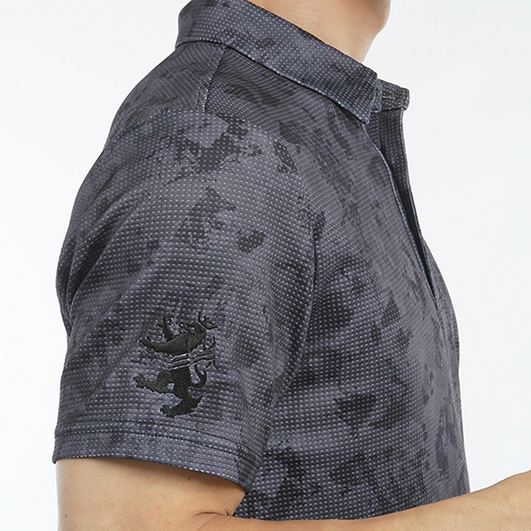 アドミラル ゴルフ Admiral GOLF メンズ メンズ ローラー カモフラージュプリントシャツ ADMA538 詳細16