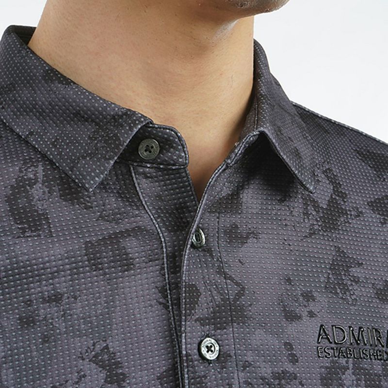 アドミラル ゴルフ Admiral GOLF メンズ メンズ ローラー カモフラージュプリントシャツ ADMA538 詳細17