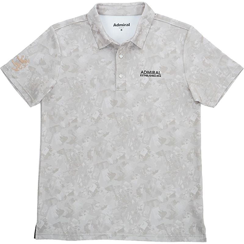 アドミラル ゴルフ Admiral GOLF メンズ メンズ ローラー カモフラージュプリントシャツ ADMA538 詳細19