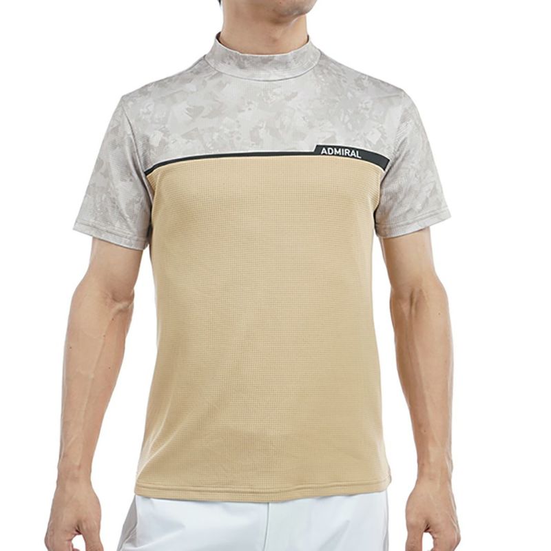 アドミラル ゴルフ Admiral GOLF メンズ メンズ ローラーカモフラージュプリント モックネックシャツ ADMA539 詳細4