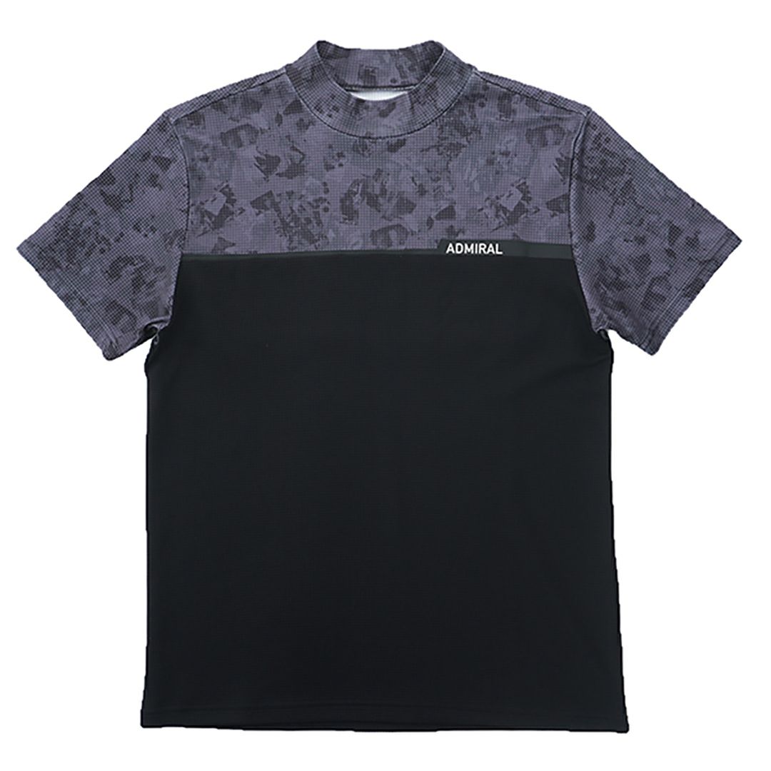 アドミラル ゴルフ Admiral GOLF メンズ メンズ ローラーカモフラージュプリント モックネックシャツ ADMA539 詳細20