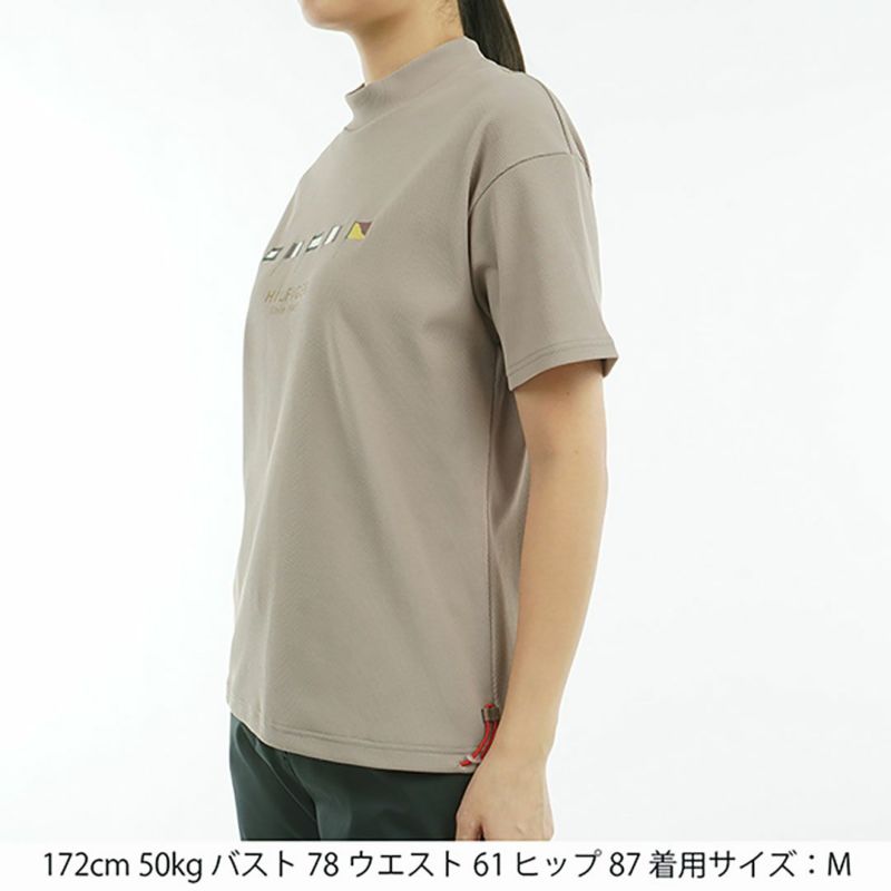 トミー ヒルフィガー ゴルフ Tommy Hilfiger Golf レディース レディース マルチフラッグ リラックス半袖モックネックシャツ THLA501 詳細6