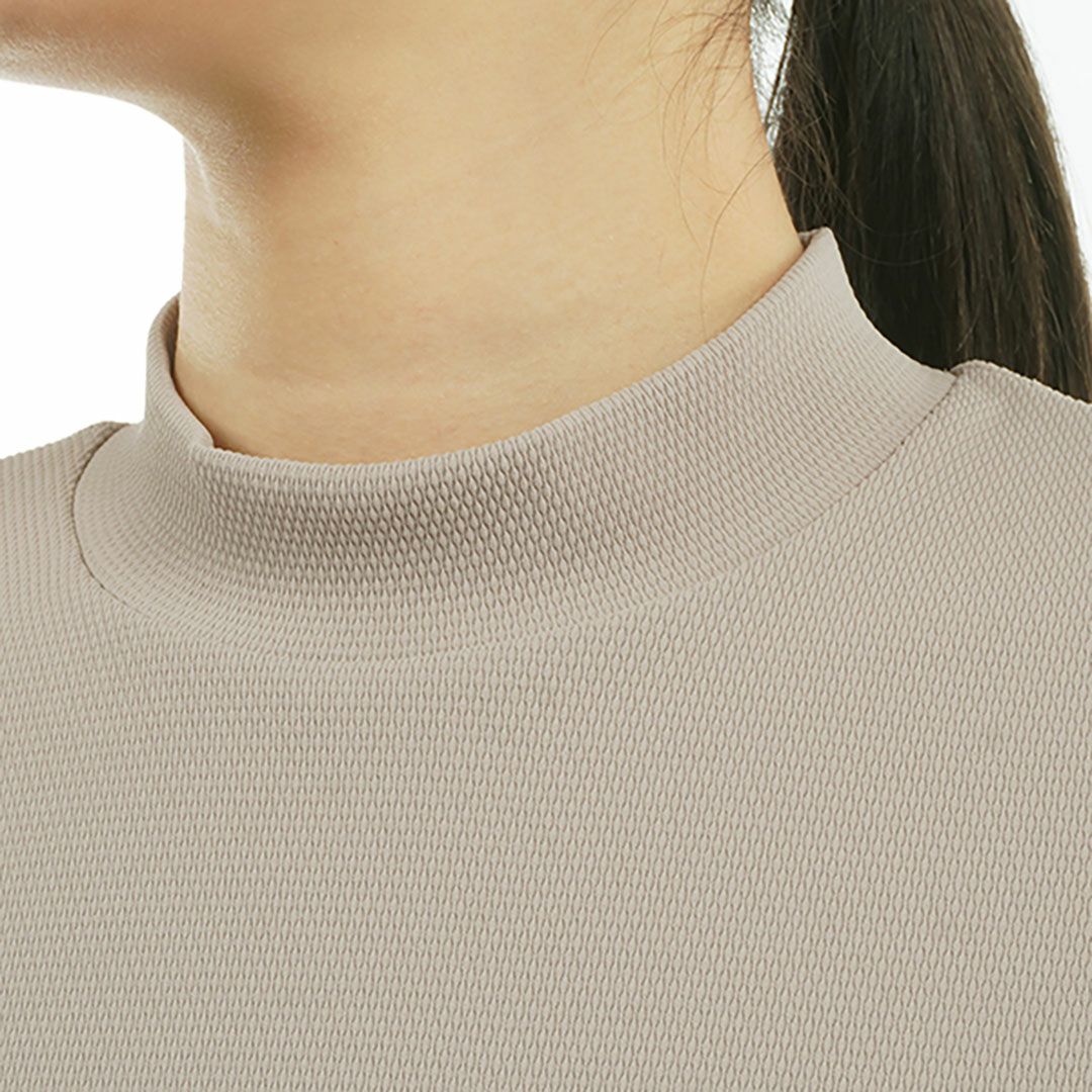 トミー ヒルフィガー ゴルフ Tommy Hilfiger Golf レディース レディース マルチフラッグ リラックス半袖モックネックシャツ THLA501 詳細12