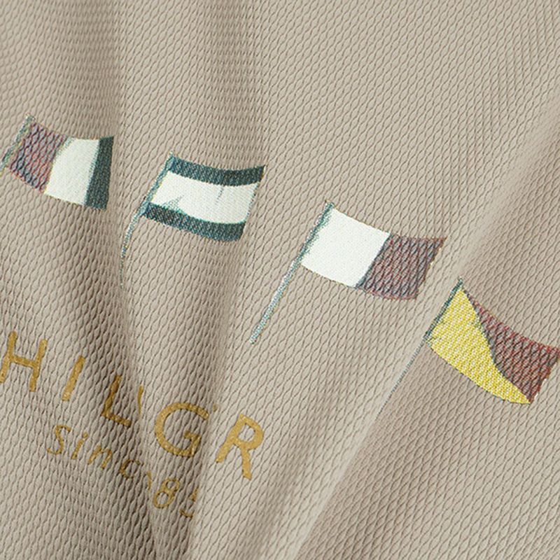 トミー ヒルフィガー ゴルフ Tommy Hilfiger Golf レディース レディース マルチフラッグ リラックス半袖モックネックシャツ THLA501 詳細13