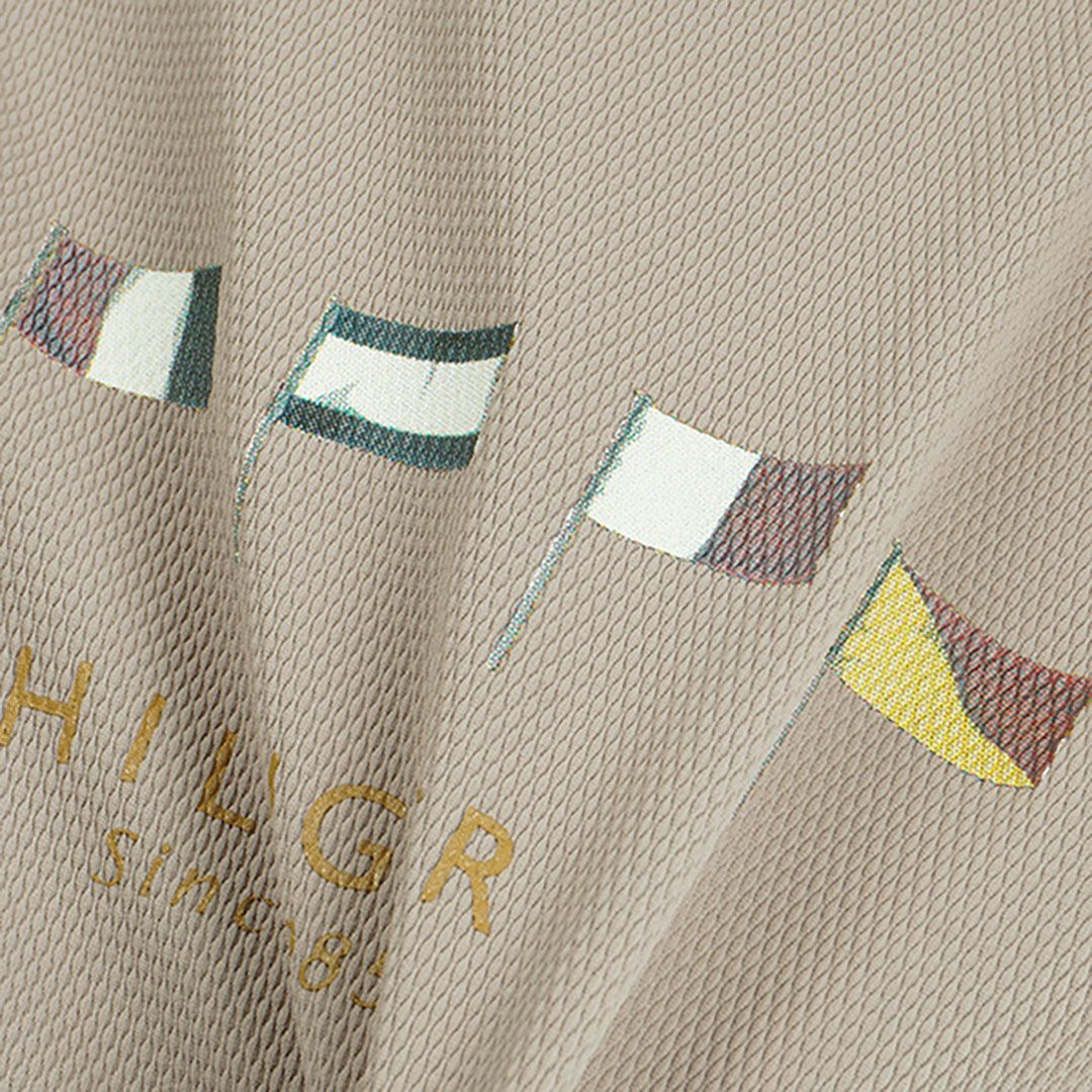 トミー ヒルフィガー ゴルフ Tommy Hilfiger Golf レディース レディース マルチフラッグ リラックス半袖モックネックシャツ THLA501 詳細13