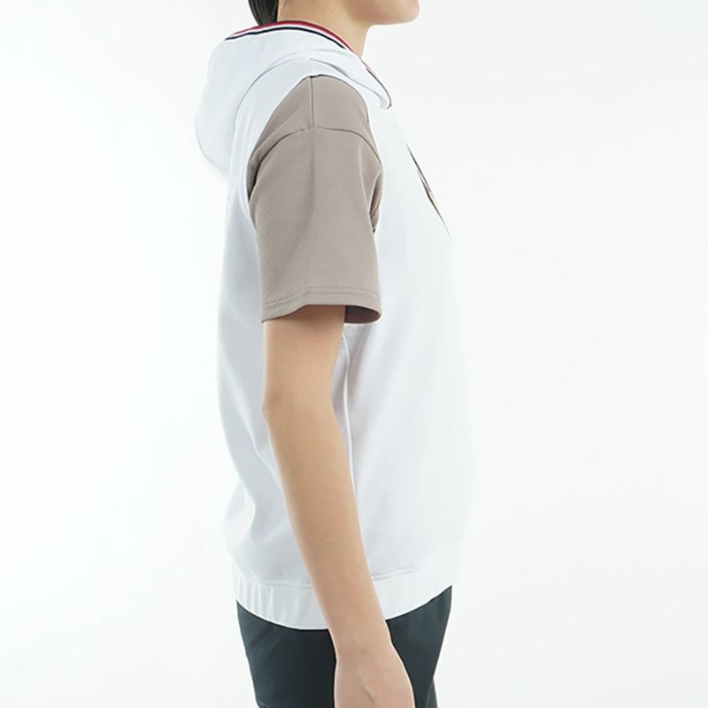 トミー ヒルフィガー ゴルフ Tommy Hilfiger Golf レディース レディース バックロゴ フーディーベスト THLA502 詳細7