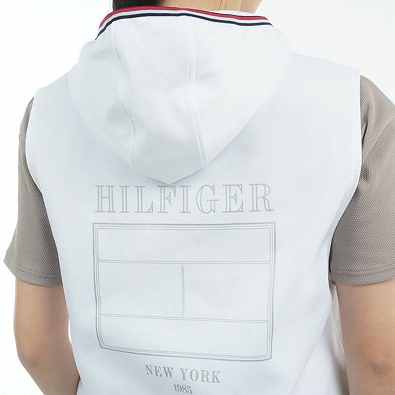 トミー ヒルフィガー ゴルフ Tommy Hilfiger Golf レディース レディース バックロゴ フーディーベスト THLA502 詳細9