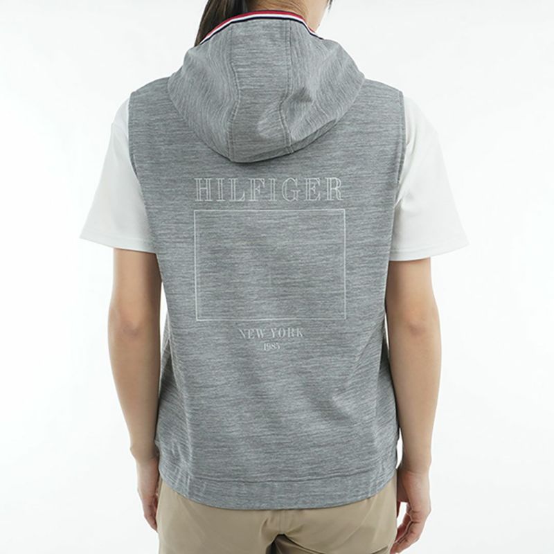 トミー ヒルフィガー ゴルフ Tommy Hilfiger Golf レディース レディース バックロゴ フーディーベスト THLA502 詳細13