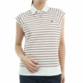 トミー ヒルフィガー ゴルフ Tommy Hilfiger Golf レディース レディース クレイジーボーダー フレンチスリーブシャツ THLA503 詳細2