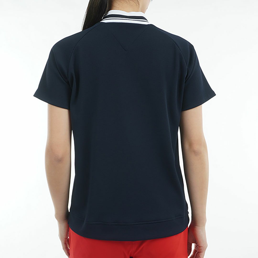 トミー ヒルフィガー ゴルフ Tommy Hilfiger Golf レディース レディース クラシックロゴ 半袖モックネックシャツ THLA504 詳細19