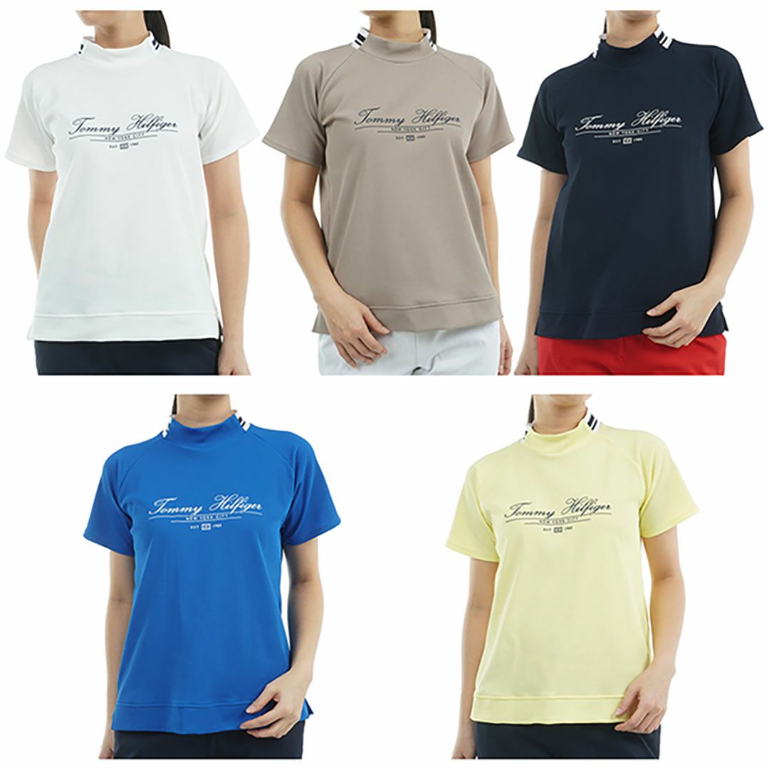 トミー ヒルフィガー ゴルフ Tommy Hilfiger Golf レディース レディース クラシックロゴ 半袖モックネックシャツ THLA504 詳細20